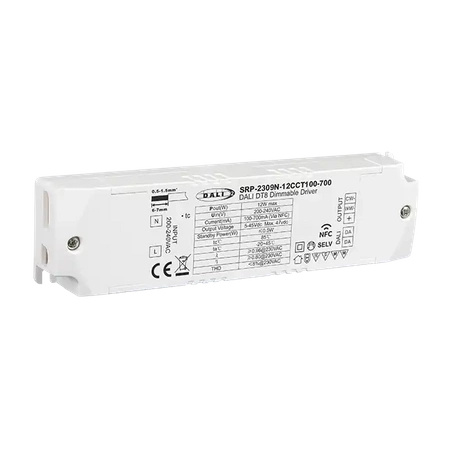 Zasilacz LED 12W 100-500mA DALI DT8 SRP-2309N-12CCT100-700