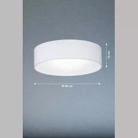 Lampa Sufitowa Maat Fischer&Honsel E14 3x40W biały włókienniczy 20008