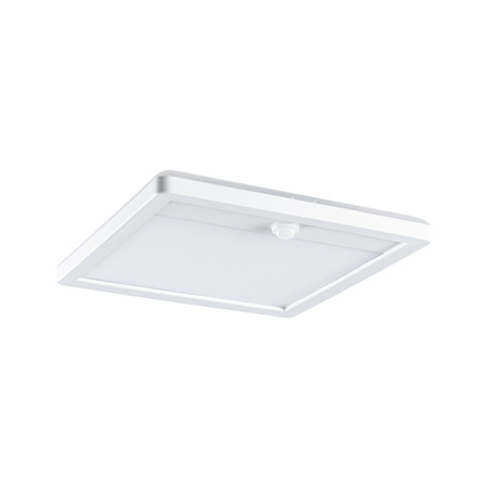 Plafoniera LAMINA LED 14.5W kwadratowa PIR 3000K IP44 230V biały / tworzywo sztuczne