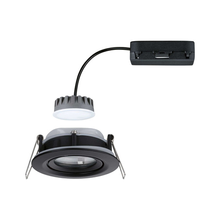 Oprawa do wbudowania NOVA LED PLUS DIM wychylna 6W 470lm 93mm 2700K IP65 230V  czarny matowy