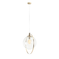 LAMPA WISZĄCA AURA GOLD TRANSPARENT