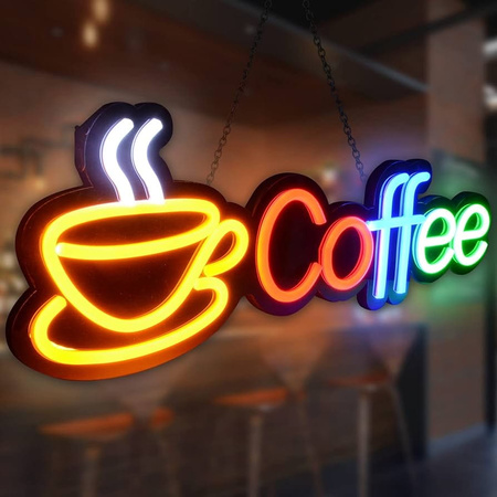 NEON COFFEE 60x20 ULFN431 Unilight