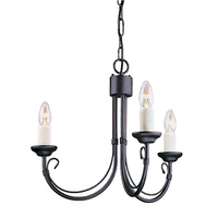 Żyrandol Chartwell    Czarne CH3-BLACK Elstead Lighting