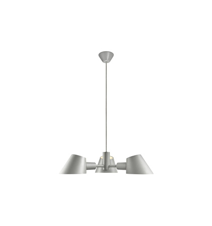 Lampa wisząca Nordlux E27 28W Aluminium Szary 2120703010