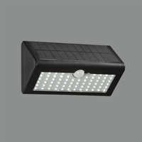 Lampa ścienna Solar ACB Lighting LED Czarny ABS/Akryl AS202012N