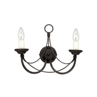 Kinkiet Carisbrooke    Czarne CB2-BLACK Elstead Lighting