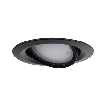 Oprawa do wbudowania NOVA LED PLUS DIM wychylna 6W 470lm 93mm 2700K IP65 230V  czarny matowy