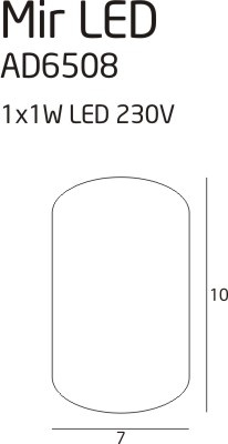 Mir led plafon AD6508