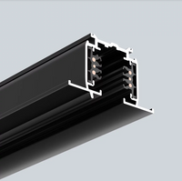 1M SZYNOPRZEWÓD WPUSZCZANY 3 FAZOWY DALI (1000mm)-Czarny--POWERGEAR