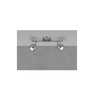 Lampa sufitowa Spot CHICAGO NORDLUX 2x10W GU10 Srebrny Metal 47450032