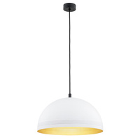 Lampa wisząca BONITA biały, złoty środek E27 8241 Argon