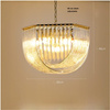 Lampa ' Murano Plaza Gold' - 65 cm ADANI AD115