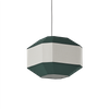 Lampa wisząca Bauhaus ACB Lighting LED E27 Zielony/len Metal C39174VELI