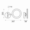 Lustro Boan ACB Lighting LED Chrom Stal/Pleksi/Szkło A325211ES