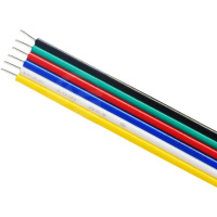 Kabel RGB+CCT 6-PIN przewód wstążk. linka AWG22 1m ULAC253 Unilight