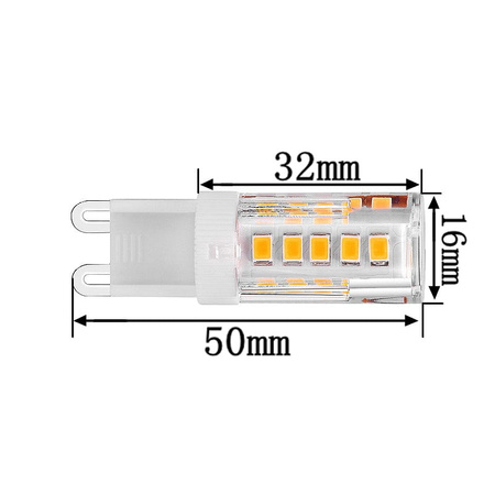 Żarówka LED G9 5W  DIMM ściemnialna ULBU102 Unilight