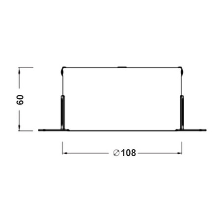 OPRAWA SUFITOWA DOWNLIGHT METRO - BARWA CIEPŁA - 10W ULDL213 Unilight