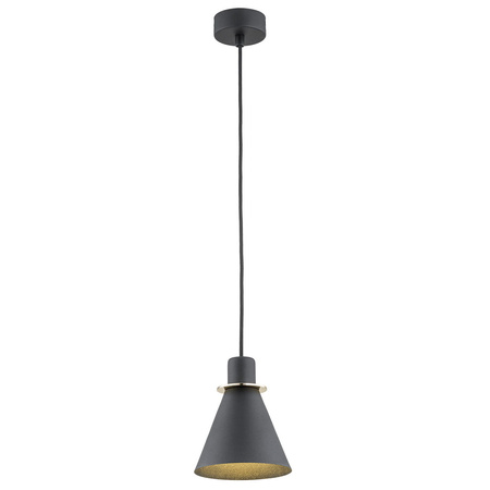 Lampa wisząca BEVERLY czarny, mosiądz  E27 4687 Argon