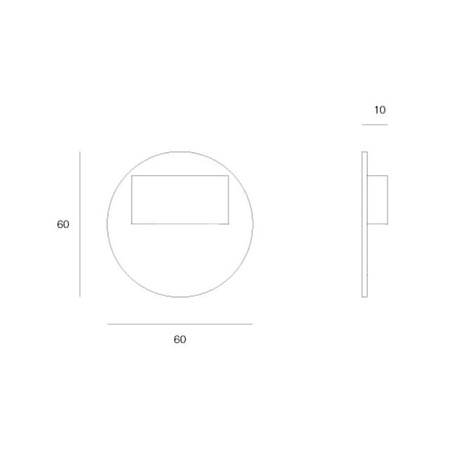 RUEDA mini stick Short LED Light 10V 0,4W IP20 niebieski  aluminium MI-RMS-G-B-1-PL-00-01 Skoff