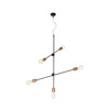 Lampa sufitowa STICKS Czarny Nowodvorski 6270