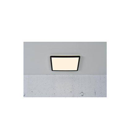 Lampa sufitowa Plafon kwadratowy OJA NORDLUX 1x14,5W LED Czarny Tworzywo 2015066103