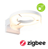 Oprawa elewacyjna CAPERA LED SH Zigbee12,5W 800lm 2200K-3000K czujnik ruchu i zmierzchu IP44 230V biały / aluminium