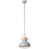 Lampa wisząca Brilliant EMMA 93571/70 E27 33cm -szary beton