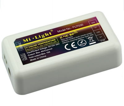 Mi-Light ODBIORNIK 12A RF 2.4G 4 STREFOWY CCT FUT035