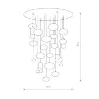 Lampa sufitowa SALVA G Chrom Nowodvorski 6845