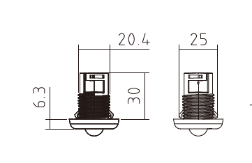 MULTISENSOR DALI -2 PIR MINI SR-9032A-PIR Sunricher