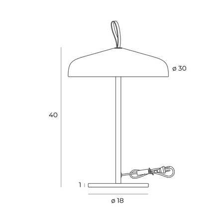 Maxlight  Lampa Biurkowa Nord T0049