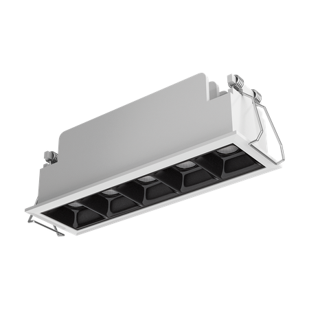 Lampa wpuszczana Tango ACB Lighting LED Biało-czarny Aluminium/Poliwęglan E376810B