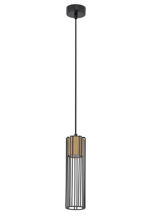 FOBIA 1 lampa wisząca czarny/złoty SIGMA 33449