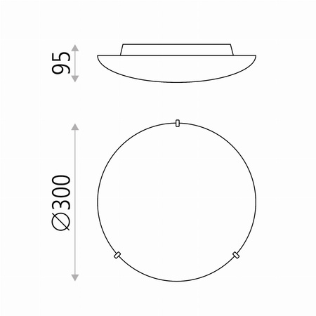 Lampa sufitowa Kali ACB Lighting LED E27 Opal/Chrom Szkło P04124OP