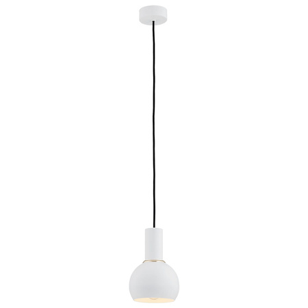 Lampa wisząca SINES biały, mosiądz E27 4215 Argon