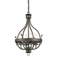 Lampa wisząca Windsor    Grafitowe Grafitowe WINDSOR4-GR Elstead Lighting