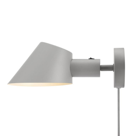 Lampa ścienna Nordlux E27 60W Aluminium/Tworzywo sztuczne Szary 2220381010