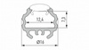 Profil LED LUMINES typ Mico surowy 2,02 m  10-0300-20