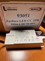 Zasilacz LED 25W 300mA : 50-80V DALI 93051