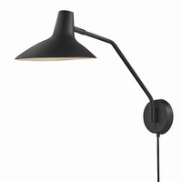 Lampa ścienna Nordlux E14 25W Metal/Tworzywo Czarny 2120551003