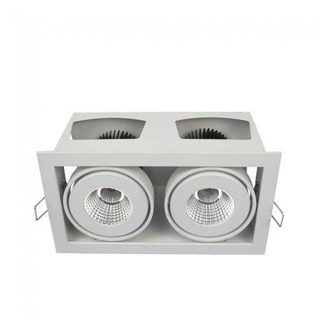 Oprawa sufitowa Downlight - Neutralna barwa - 2x10W ULDL47 Unilight