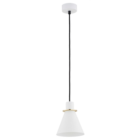 Lampa wisząca BEVERLY biały, mosiądz E27 4680 Argon