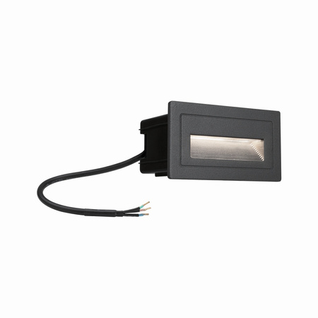 Oprawa elewacyjna LONG 4W 3000K IP44 230V czarny / aluminium