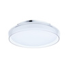 Plafoniera LUENA LED 16.5W 860lm okragła 350mm 3000K IP44 230V szkło chrom / metal