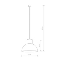 Lampa sufitowa WORKS Czarny Nowodvorski 6613