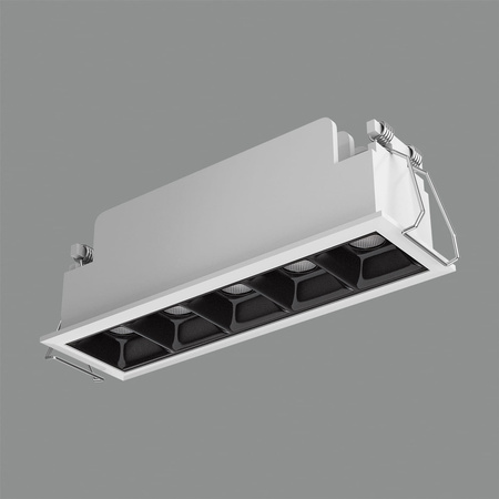 Lampa wpuszczana Tango ACB Lighting LED Biało-czarny Aluminium/Poliwęglan E376810B