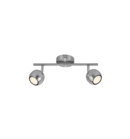 Lampa sufitowa Spot CHICAGO NORDLUX 2x10W GU10 Srebrny Metal 47450032