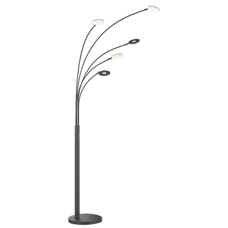 Lampa Podłogowa Regi Fischer&Honsel E27 3x40W czarny metal 40403