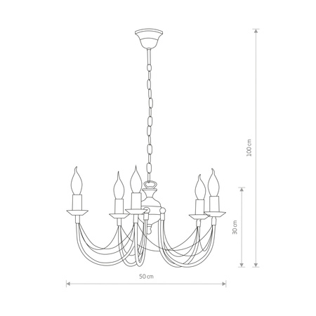 Lampa sufitowa ARES Czarny patynowany złotem Nowodvorski 205