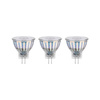 Źródło światła LED MR11 GU4 3x4.2W 345lm 36st. 2700K 12V srebrny / szkło